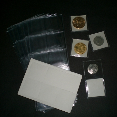 2 x 2 Vinyl Flips Bulk Package of 1000 with paper inserts. The traditional soft 